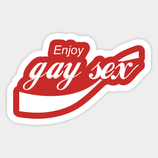 enjoy gay s/x Sticker